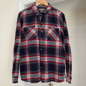 Large woman’s flannel shirt
